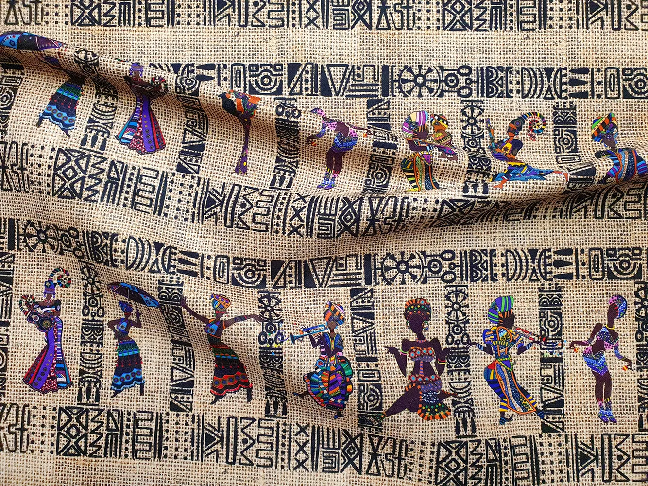 African Women Print Fabric