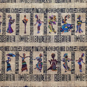 African Women Print Fabric