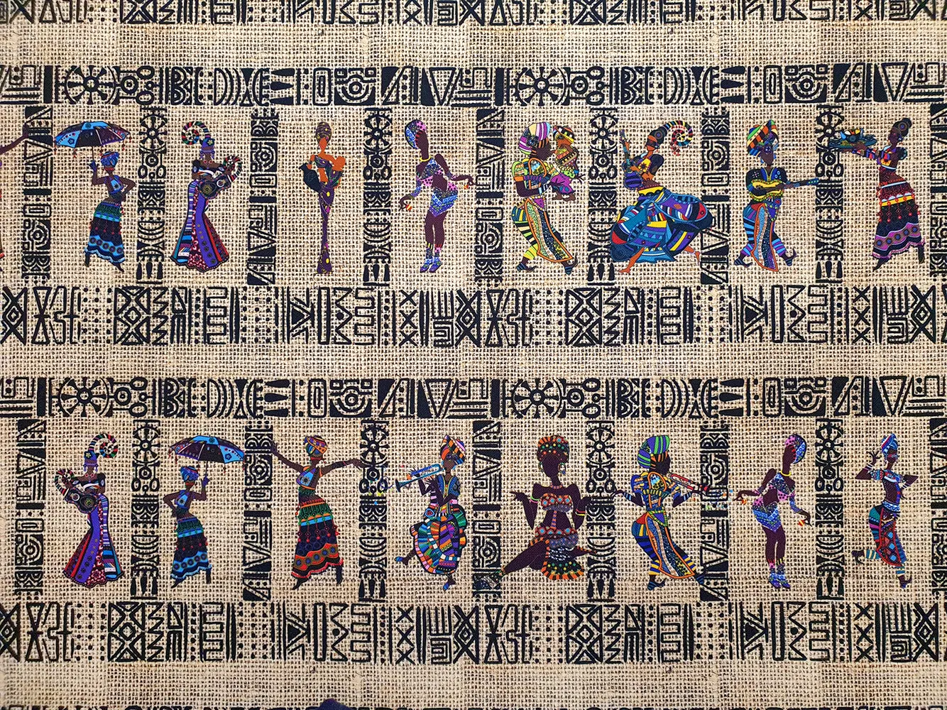 African Women Print Fabric