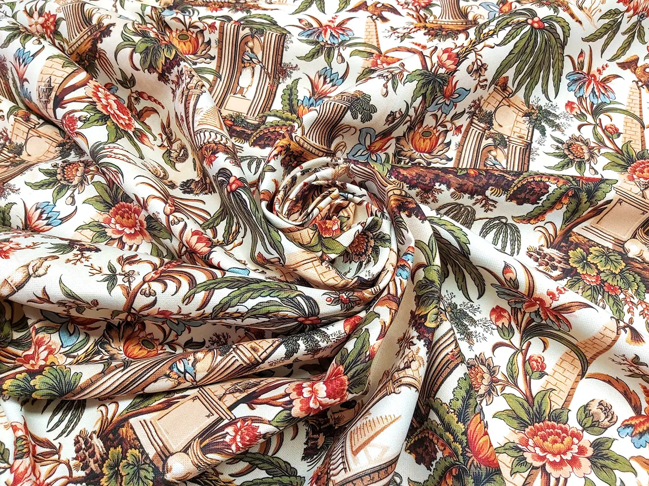Egyptian Desert Flowers Fabric