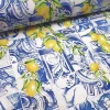 Baroque Ceramic Sicilian Lemons Print Fabric
