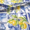 Baroque Ceramic Sicilian Lemons Print Fabric