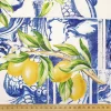 Baroque Ceramic Sicilian Lemons Print Fabric