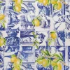 Baroque Ceramic Sicilian Lemons Print Fabric