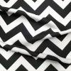 Black and White Chevron Fabric