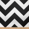 Black and White Chevron Fabric