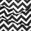 Black and White Chevron Fabric
