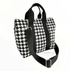 Black and White Houndstooth Fabric