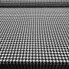 Black and White Houndstooth Fabric