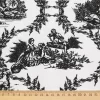 Black and White Toile de Jouy Fabric