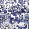 Blue Bird Flower Fabric