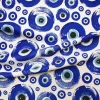 Blue Evil Eye Fabric