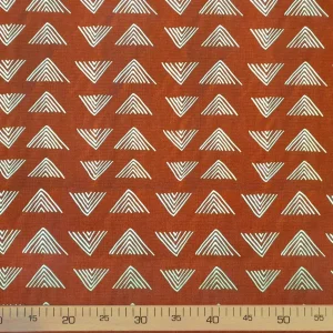 Bohemian Caramel Mudcloth Tribal Fabric