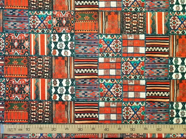 Bohemian Turkish Authentic Kilim Fabric