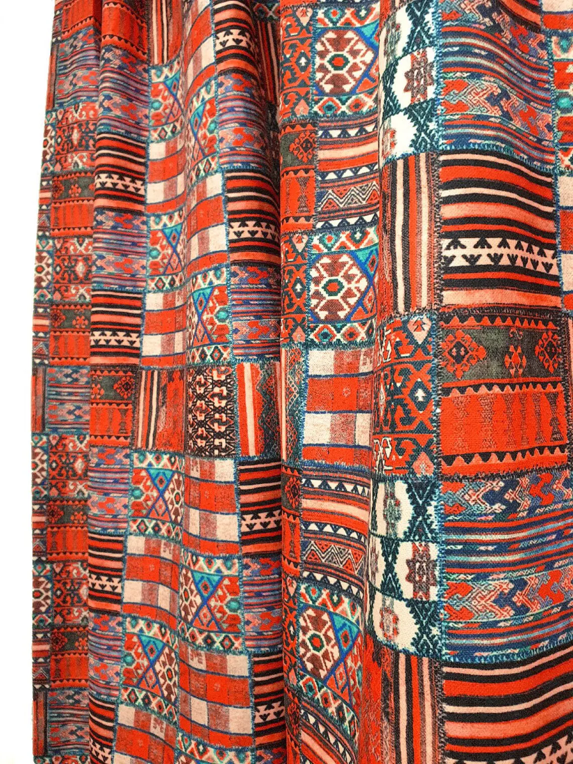 Bohemian Turkish Authentic Kilim Fabric