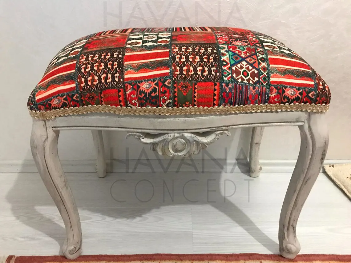 Bohemian Turkish Authentic Kilim Fabric