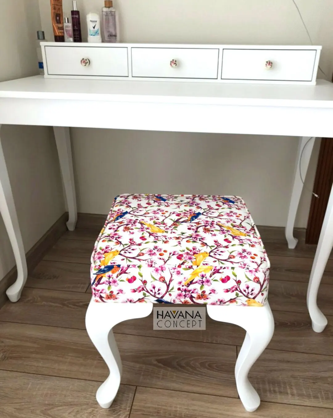 Canaries on a Tree Fabric