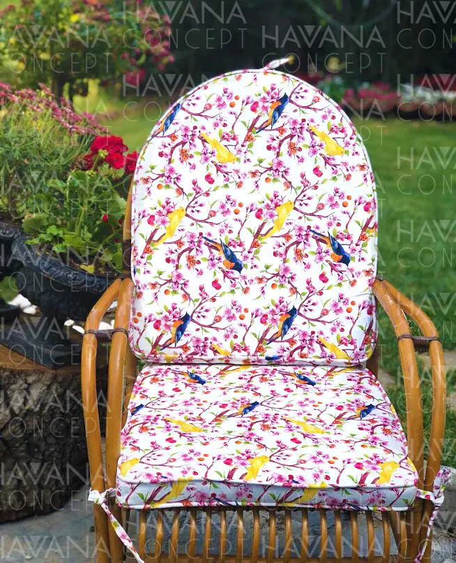 Canaries on a Tree Fabric