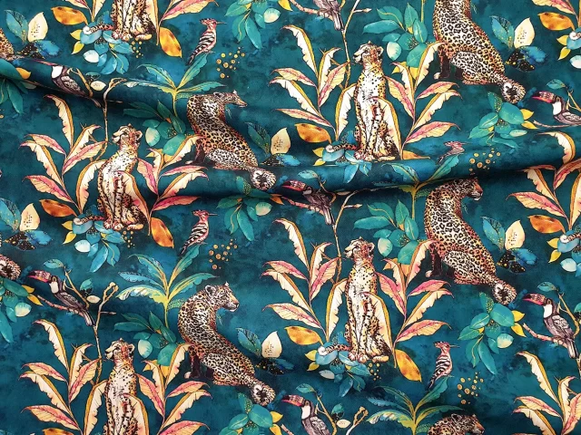 Cheetah Leopard Jungle Print Fabric