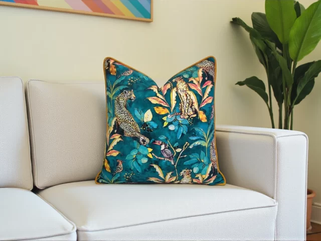 Cheetah Leopard Jungle Print Pillow Cover