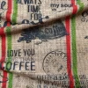Coffee Sack Print Fabric