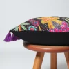 Colorful Floral Polish Folk Art Pillow Cover