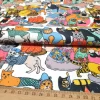 Cute Colorful Costumed Cats Fabric