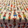 Dancing African Women Print Fabric