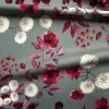 Dandelions in Grey Fabric
