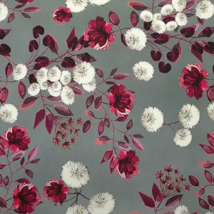 Dandelions in Grey Fabric