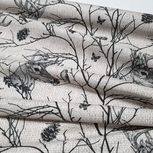 Deers and Birds Fabric