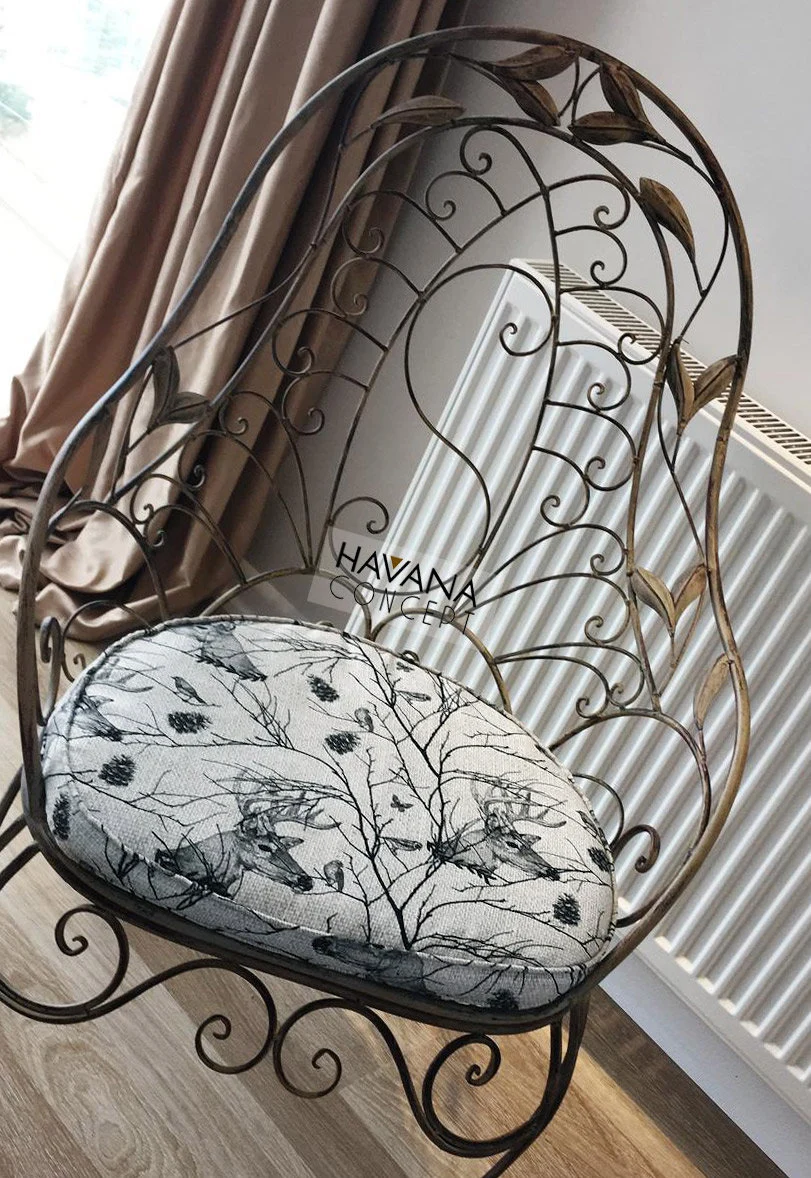 Deers and Birds Fabric