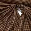 Espresso Brown Houndstooth Fabric