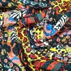 Exotic African Safari Animals Skin Fabric