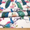 Floral Peacocks Fabric