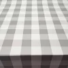Grey Large Gingham Fabric