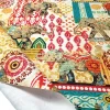 Indian Elephants Bohemian Fabric