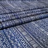 Indigo African Mudcloth Print Fabric