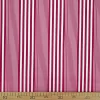 Maroon White Striped Fabric