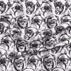 Monkey With Glasses Fabric