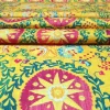 Mustard Uzbek Medallion Fabric