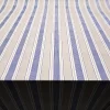 Navy Beige Ticking Stripes Fabric