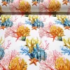 Orange Yellow Coral Reef Fabric