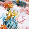 Orange Yellow Coral Reef Fabric