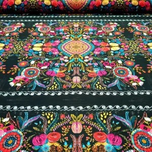 Asian Uzbek Floral Fabric