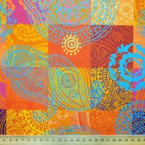 Paisley Mandala Fabric