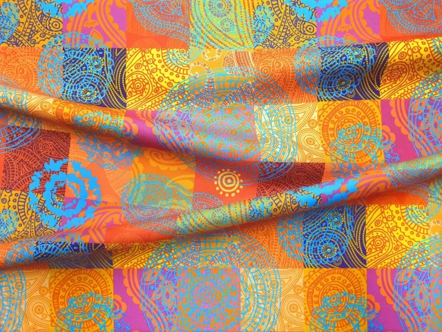 Paisley Mandala Fabric