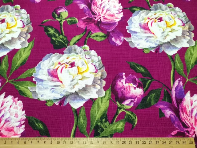Peony Floral Fabric