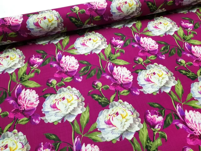 Peony Floral Fabric
