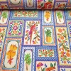 Persian Ceramic Tiles and Birds Fabric